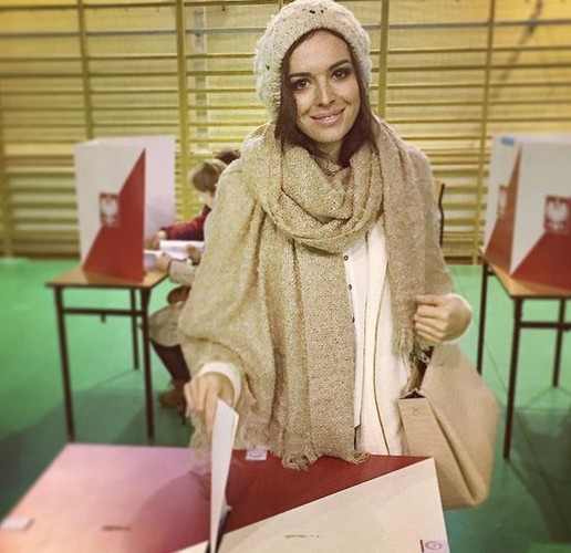 Anna Wendzikowska na wyborach