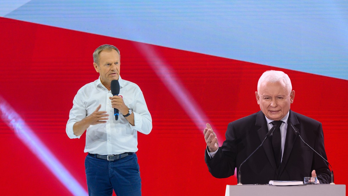 Donald Tusk i Jarosław Kaczyński