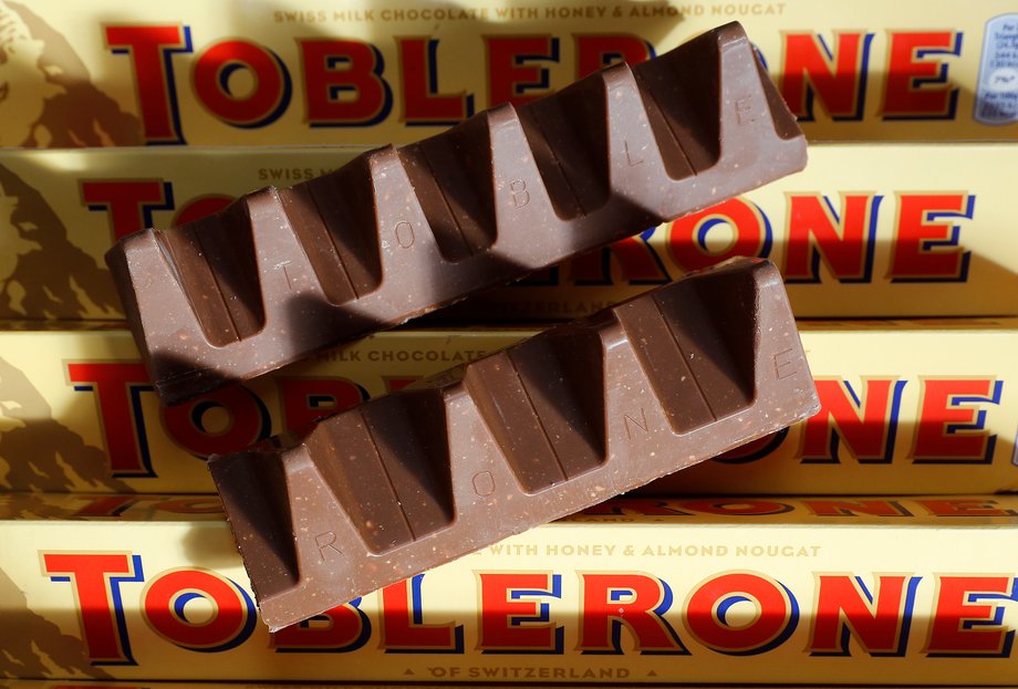 Nowe Toblerona ma zauważalnie inny kształt