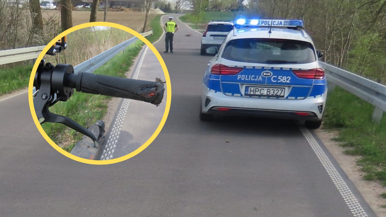 Dramatyczny finał przejażdżki na hulajnodze. Nie żyje 17-latka, 15-latek w ciężkim stanie