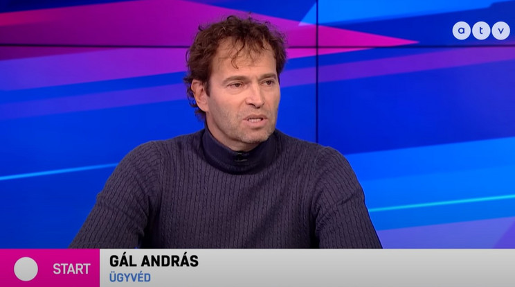 Gál András  ügyvéd beszélt Magyar Péterrel is / Fotó: ATV