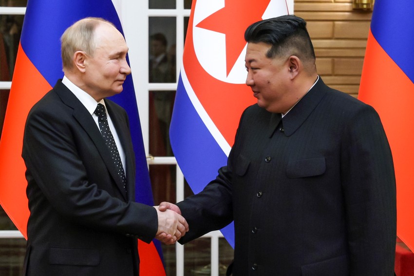 Vladimir Putin i Kim Džong Un