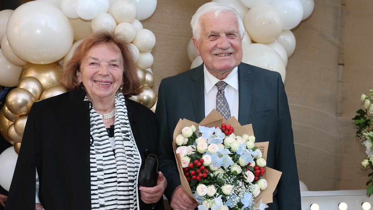 Livia Klausová a Václav Klaus. 