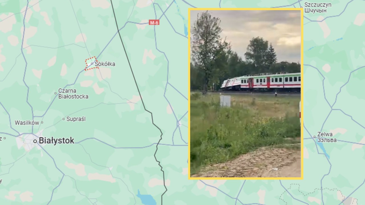 Zderzenie ciężarówki z pociągiem na wschodzie Polski. Jedna osoba ranna