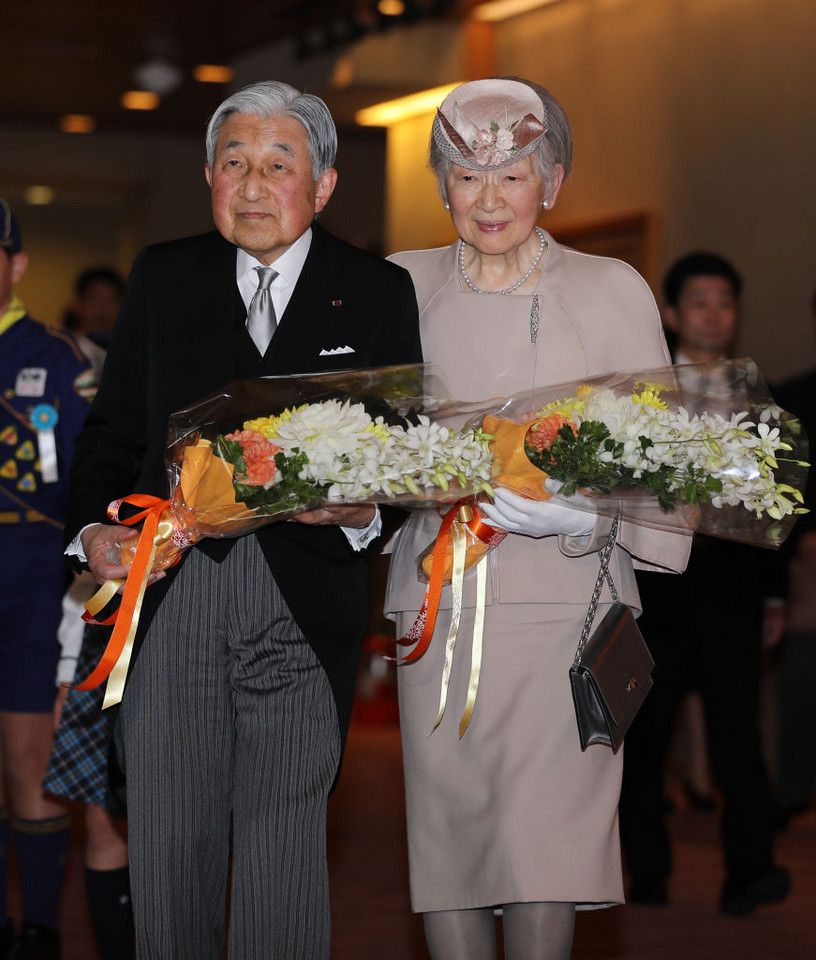 Akihito i Michiko w 2019 roku