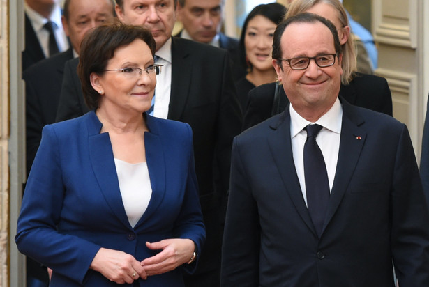 Francois Hollande powiedział, że stosunki francusko-polskie są bardzo dobre