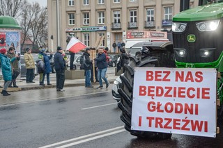 Protest rolników uderza w lokalne społeczności i przedsiębiorców