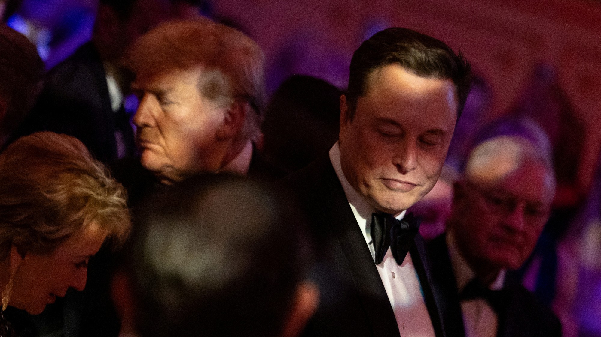 Donald Trump a Elon Musk v Trumpovom rezorte Mar-a-Lago na Floride