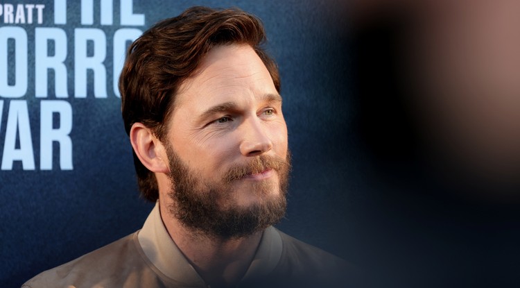 Chris Pratt A holnap háborúja című scifi film premierjén Los Angelesben 2021-ben