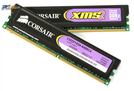 Pamięć RAM 2 x 1 GB Corsair XMS2 PC6400