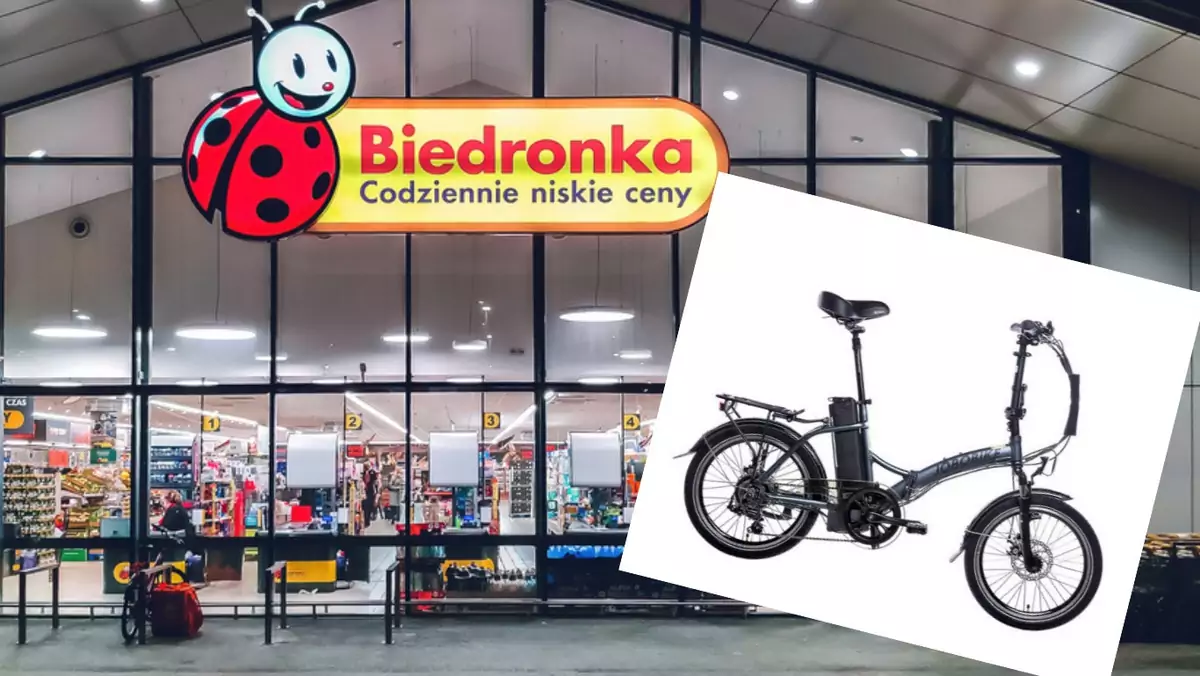 Elektryczny rower marki Jobobike w ofercie sklepu Biedronka (Fot. materiały producenta)