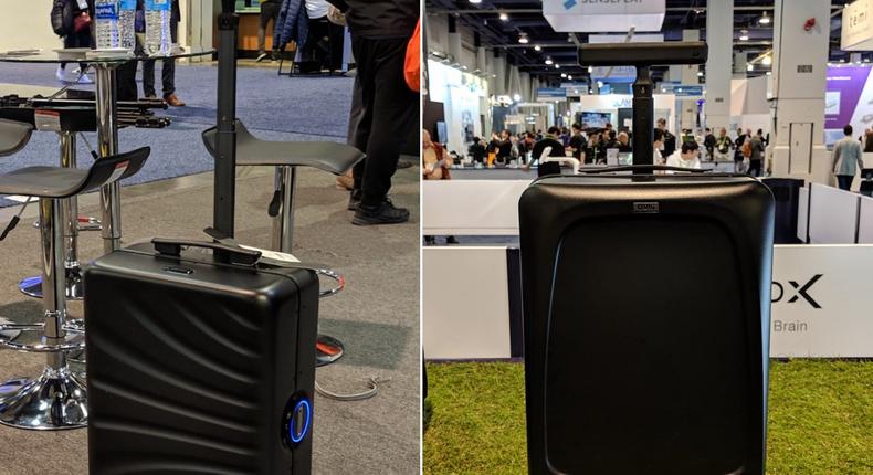 robot luggage