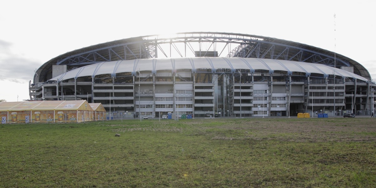 Stadion miejski w Poznaniu.