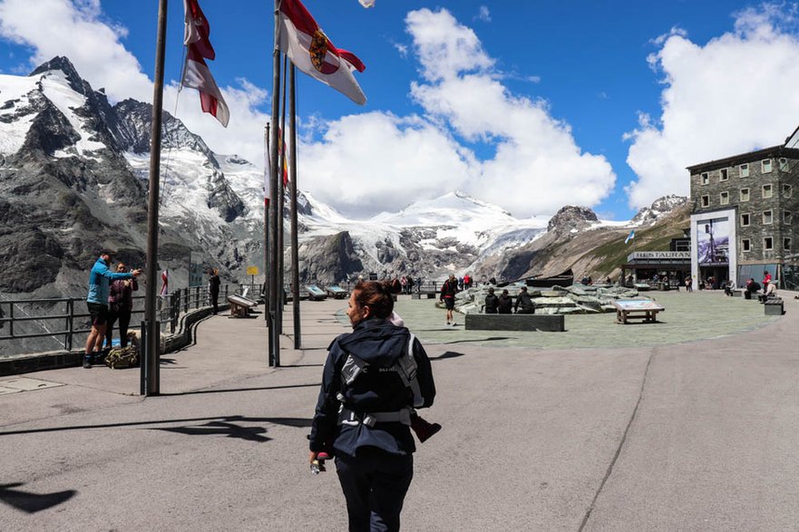 Großglockner Hochalpenstraße - taras widokowy Kaiser-Franz-Josefs-Höhe