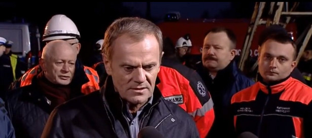 Tusk na miejscu wybuchu gazu w Wielkopolsce: Ci, którzy stracili domy dostaną odszkodowania