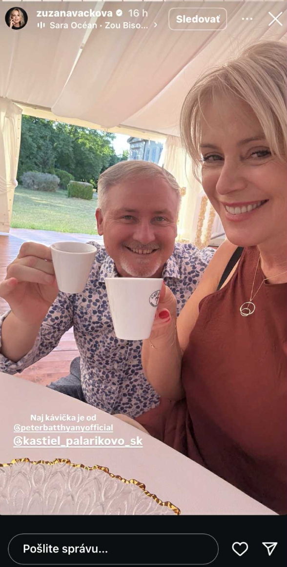 Svadba Andreja Bičana: Zuzana Vačková a Peter Batthyány.