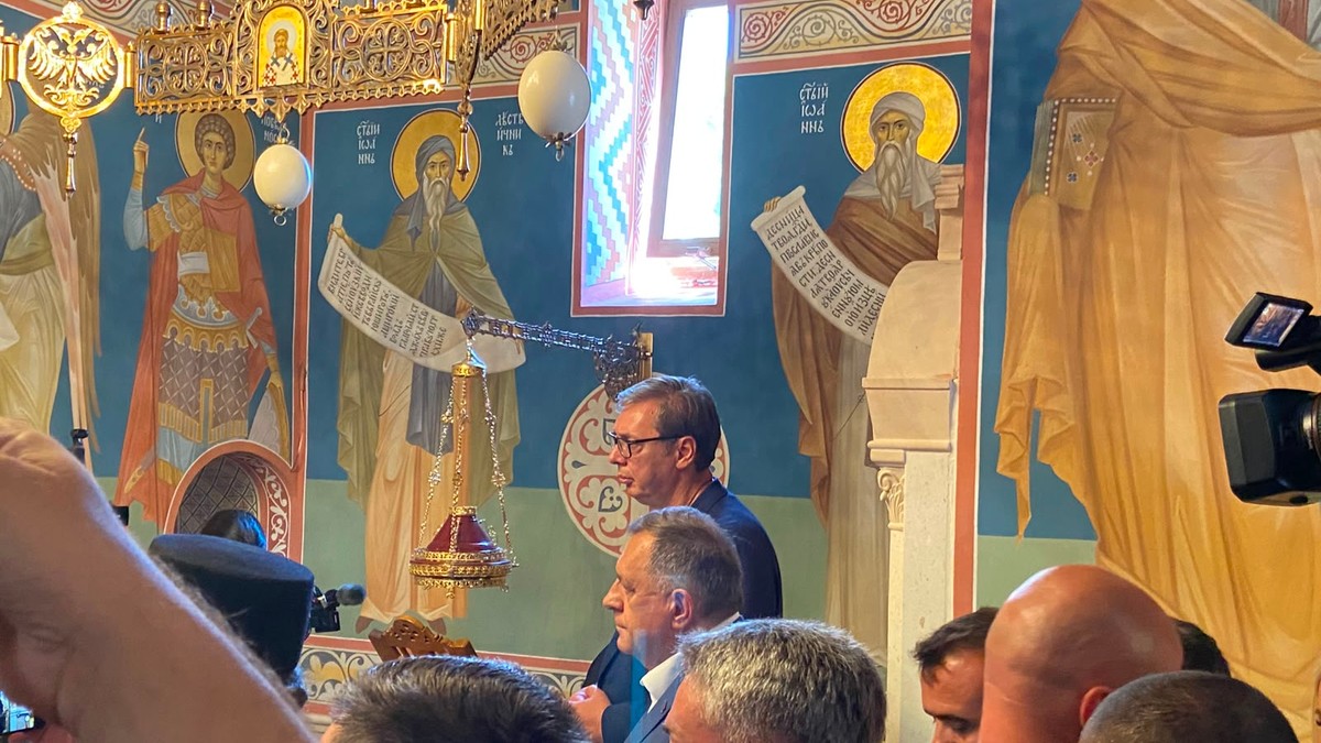 Vucic u manastiru Rmanj