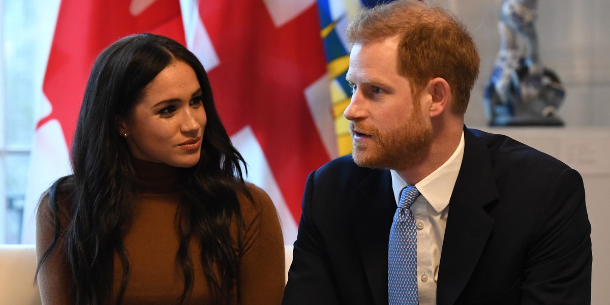 Meghan Markle i książę Harry. 