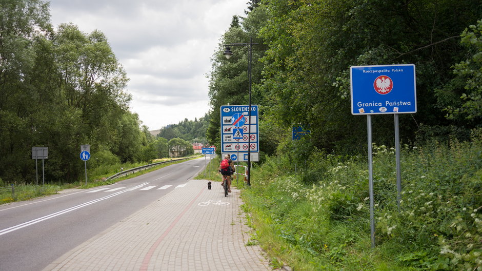 Granica polsko-słowacka w Niedzicy