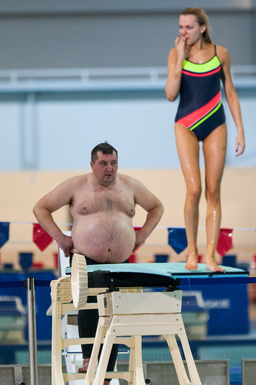 Adam Kraśko z "Rolnik szuka żony" i Ola Ciupa na basenie „Celebrity Splash”