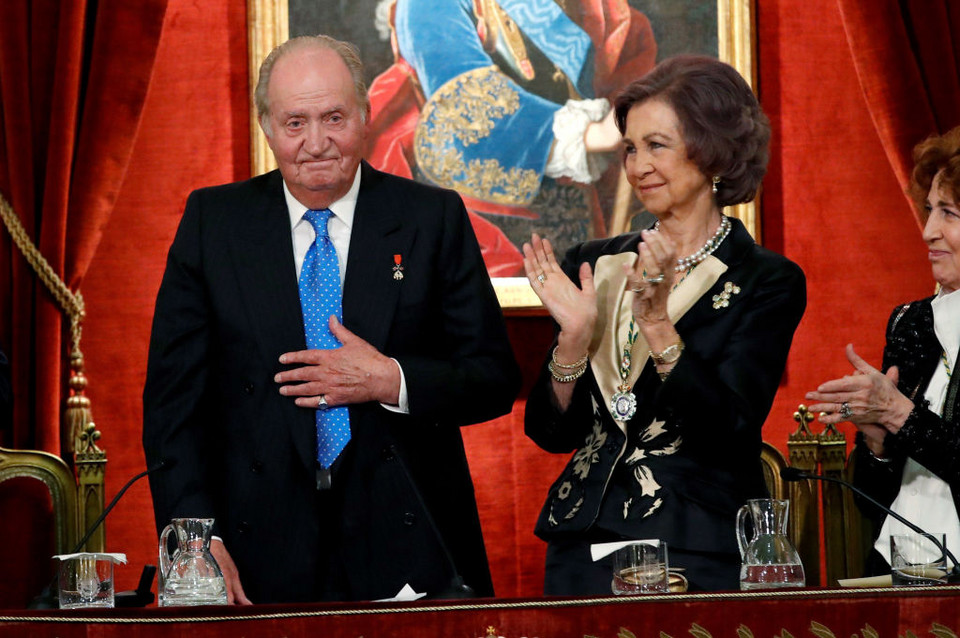 Juan Carlos I, król Hiszpanii (na zdjęciu z żoną, królową Zofią)