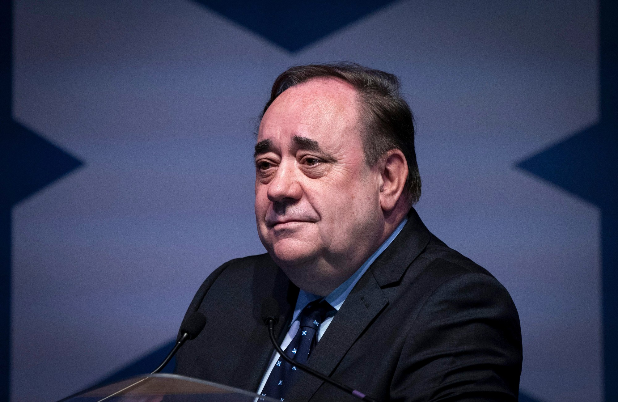 Bývalý škótsky premiér Alex Salmond.
