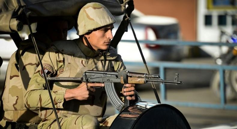 Egyptian security forces have been battling an insurgency from Islamic State group militants in North Sinai