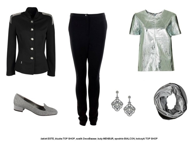 Jesienne stylizacje w różnych odcieniach szarości