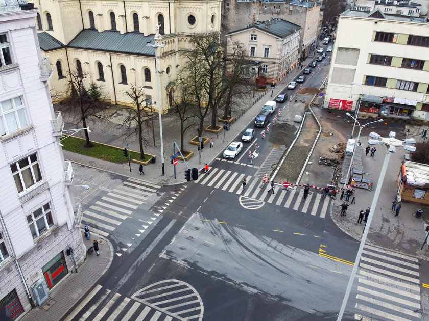 Remont Sienkiewicza - kolejny etap 