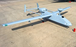 "Próbował znaleźć miejsce do ostrzału". Ukraińcy zestrzelili jeden z najdroższych dronów Rosji