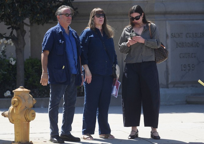 Endi Garsija sa suprugom i ćerkom