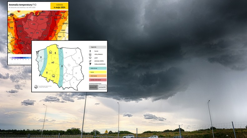 Pogoda. Będzie nawet 26 st. C, ale uwaga na coraz więcej burz (mapy: IMGW, meteologix.com)