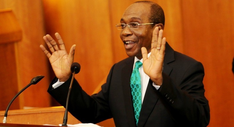 Suspended CBN Governor, Godwin Emefiele. 