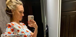 Aleksandra Żebrowska pozuje w kostiumie kąpielowym. Ujawnia, ile przytyła od początku ciąży. Co na to przyjaciele i fani?