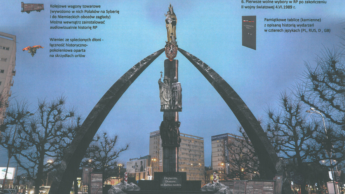 Decyzja w sprawie sowieckiego Pomnika Wdzięczności w centrum Szczecina zapadła - monument ma zostać zdemontowany, a jego górna część przeniesiona na Cmentarz Centralny. Inny pomysł ma jednak grupa szczecinian. Chcą, by pomnik został, a na jego czubku postawić figurę Matki Bożej Królowej Pokoju. Projekt wpłynął do radnych.