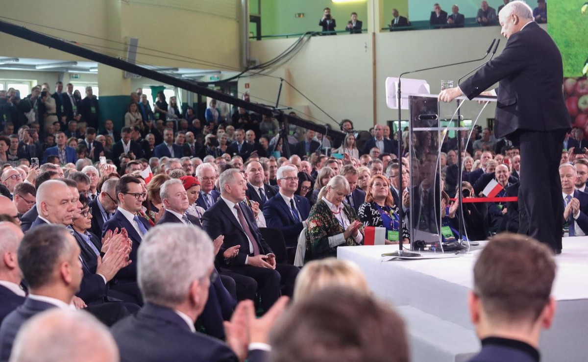 Prezes PiS Jarosław Kaczyński na Zgromadzeniu Wsi Polskiej