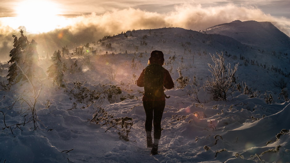 Szlak na Babią Górę, Beskid Żywiecki