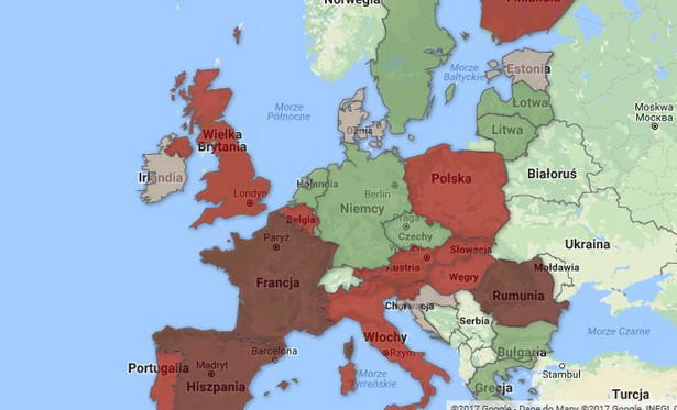 Które kraje żyją ponad stan? Mapa deficytów budżetowych i długów w UE