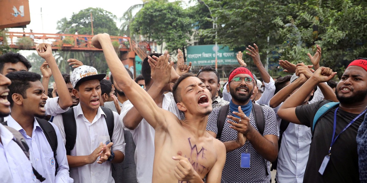 Protesty w Bangladeszu