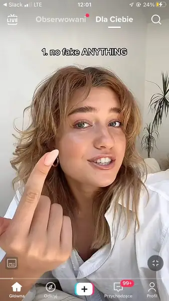 &quot;Czego nie powiedzą ci modelki?&quot; / TikTok @nikiivictoria