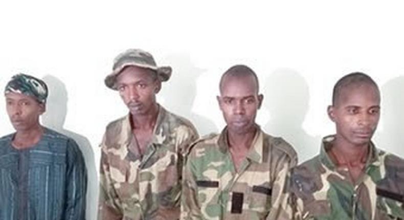 Kidnappers in military regalia