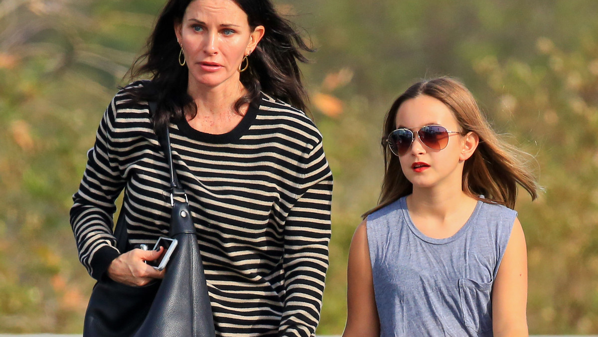 Courteney Cox z córką