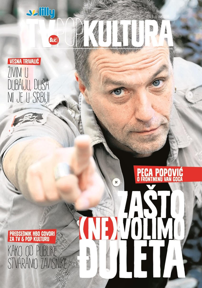 Naslovna strana "TV & pop kulture" za petak 8. jul 2016. godine