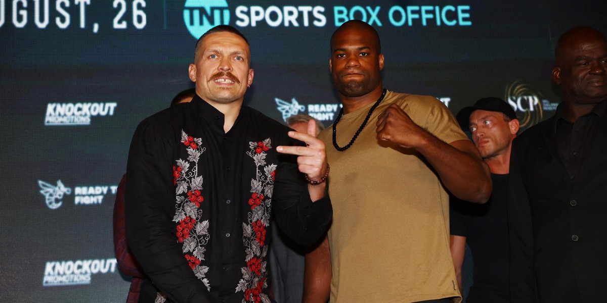 Oleksandr Usyk i Daniel Dubois