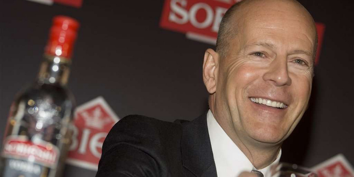 Bruce Willis pije tylko wódkę Sobieski