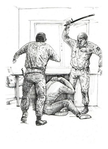 Takich tortur Siergiej Zacharow doświadczył w niewoli / źródło: @hu_pozniaky