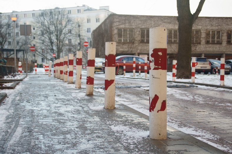 "Słupkoza" na Muranowie w Warszawie