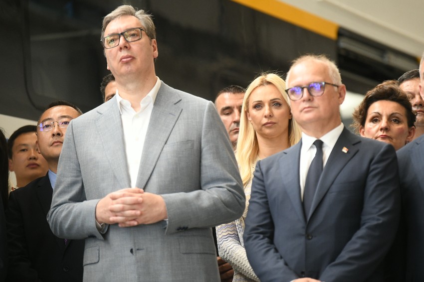 Premijerni prikaz elektromotornog voza iz Kine za brzu prugu Beograd - Budimpešta