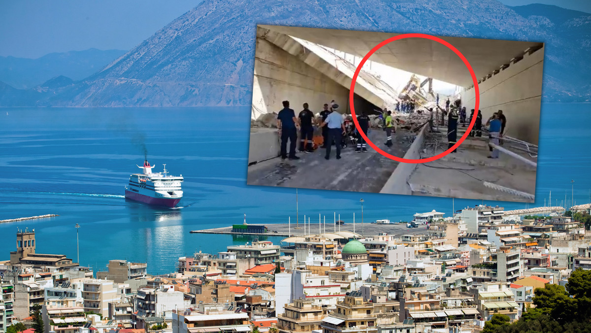 Kolejna tragedia w Grecji. Runął fragment mostu