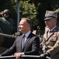 Prezydent Andrzej Duda podczas defilady w Święto Wojska Polskiego. 15.08.2023 r.